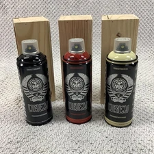 Montana Colors OBEY Limited Edition Spray Paint 3-Pack w/ Boxes Black Red Cream