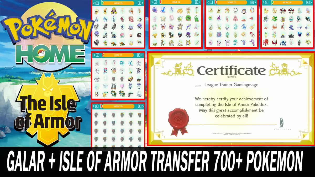 Pokémon Sword & Shield - Isle of Armor Pokédex