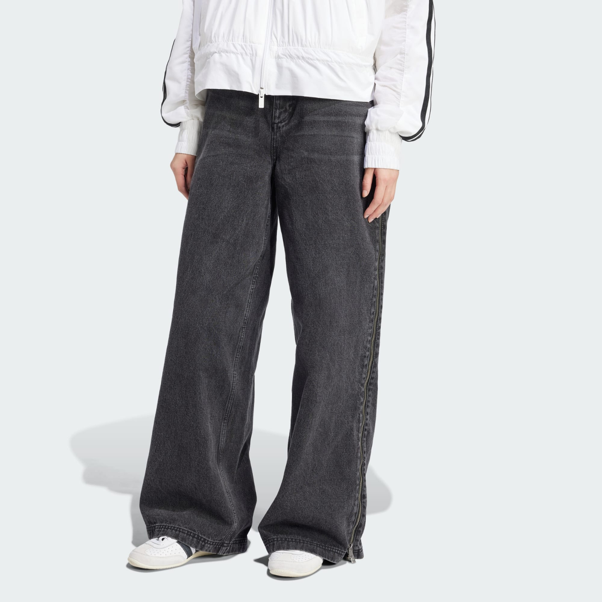 adidas WMNS Adilenium Season 3 Zip Washed Denim Pant JX9211 Japan
