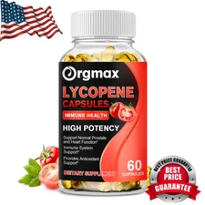 Lycopene Capsules High Protency Prostate Health Support Powerful Antioxidant