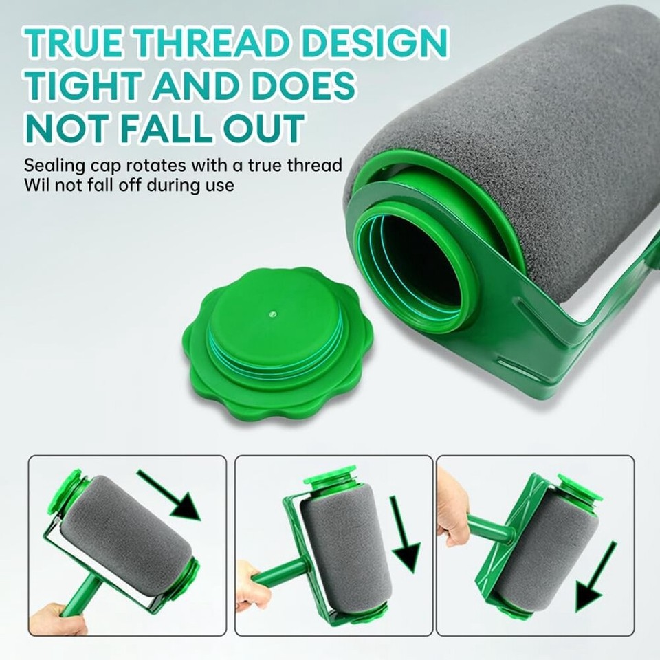 Professional 6Piece Paint Roller Set for Walls and Ceilings