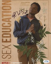 Kedar Williams-Stirling Sex Education Autographed Signed 8x10 Photo ACOA