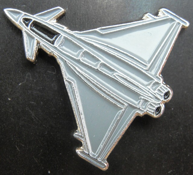 Euro Fighter Plane Pilot Lapel Pin Badge Air Force Aeroplane Brooch eBay