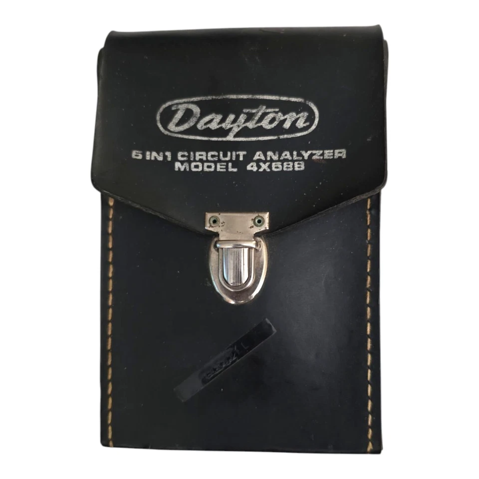 Analizador de circuitos Dayton 5 en 1 modelo 4X588 de colección sin probar como está Foto 4 de 4