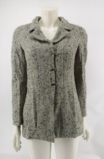 Chanel Women's Lurex Fleck Wool Metal Toggle Jacket Size Eu 36 Uk 8 - Good Used