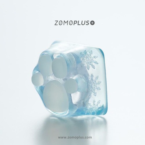 ZOMO PLUS 3D PRINTED RESIN SILICONE CAT PAW KEYCAP ABS SILICON ARTISAN ICE PINK - Picture 2 of 8
