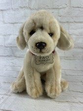 FAO SCHWARZ 10" Labrador Lab Golden Retriever Puppy Dog Realistic Stuffed Plush