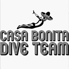 Casa Bonita Dive Team Sticker Logo Sticker (Reproduction)