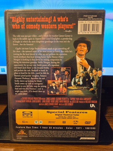 Western Legends: Support Your Local Gunfighter (DVD, 2001) NEW, Sealed - Picture 2 of 2