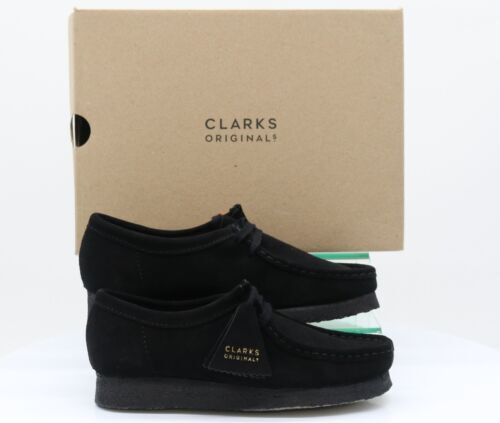 Mens Clarks Clarks Wallabee Chukka Boots 28cm BLK Suede 15522