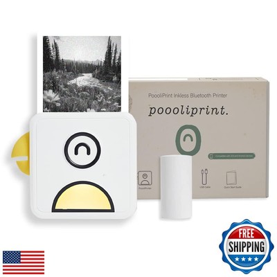 Poooliprint L1 Inkless Pocket Printer - Mini Phone Bluetooth Portable Poooli 