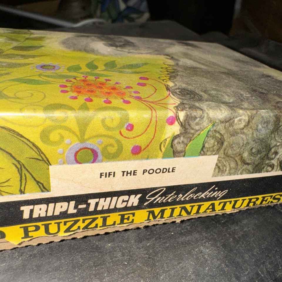Vintage Tyco Jigsaw Puzzle Fifi The Poodle eBay