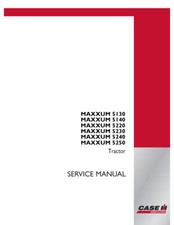 Case Ih Maxxum 5130, 5140, 5230, 5240, 5250, 5220 Tractor Service Manual 7-32847