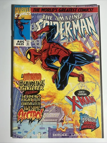 Amazing Spider-Man #425 1997 7.5 VF Marvel Comic Modern Age Electro Proof Suit