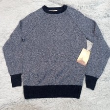 Frederik Anderson Copenhagen Sweater Mens S Blue Cozy Comfort Soft New