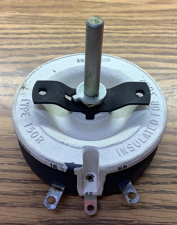 ANGSTROHM RELIANCE PRECISION 150R RHEOSTAT RESISTOR - Image 3 of 4