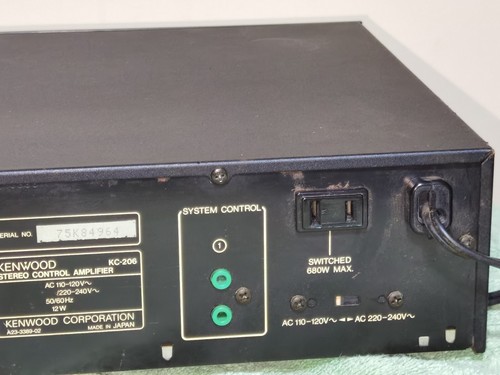 Vintage Kenwood KC-206 Stereo Preamp-Powers On-Parts Please Read The Description - Bild 11 von 13