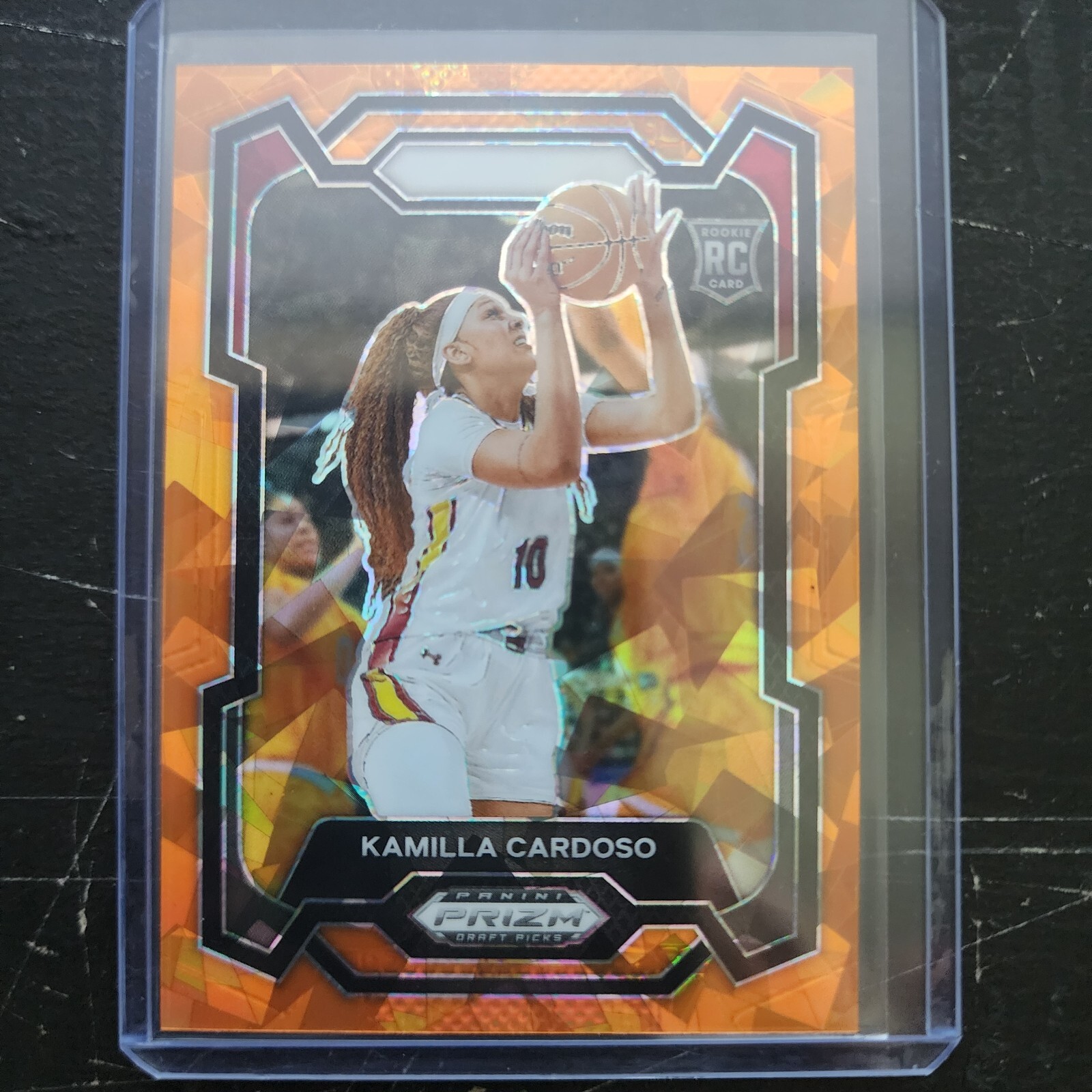 Kamilla Cardoso Orange Ice 2024 Prizm Draft Picks #59