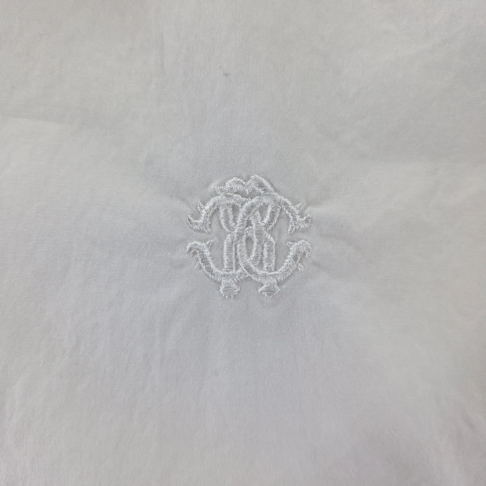 Camisa de vestir Roberto Cavalli para hombre blanca con botones manga larga talla 17,5 35/36 XL Foto 3 de 4