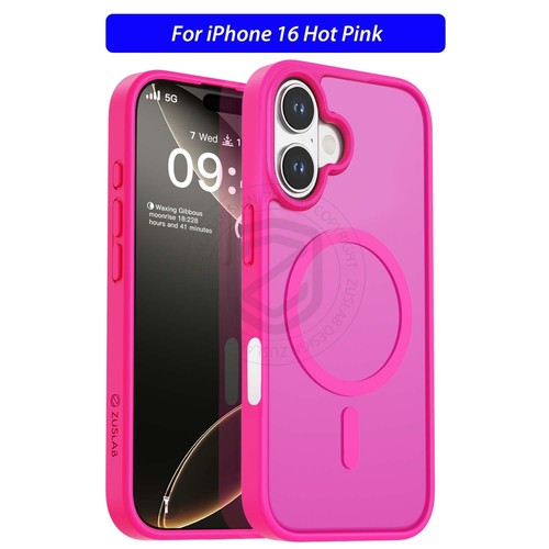 For iPhone 16e 16 15 14 13 12 Pro Max Plus Case Magnetic Matte Shockproof Cover - Picture 15 of 26
