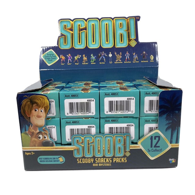 SCOOBYDOO SNACK PACKS Mystery Mini Figures SCOOB! MOVIE Entire Case