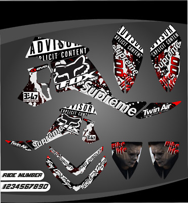 Polaris Outlaw 450/500/525 2006 2007 2008 graphics decals stickers kit atv wrap