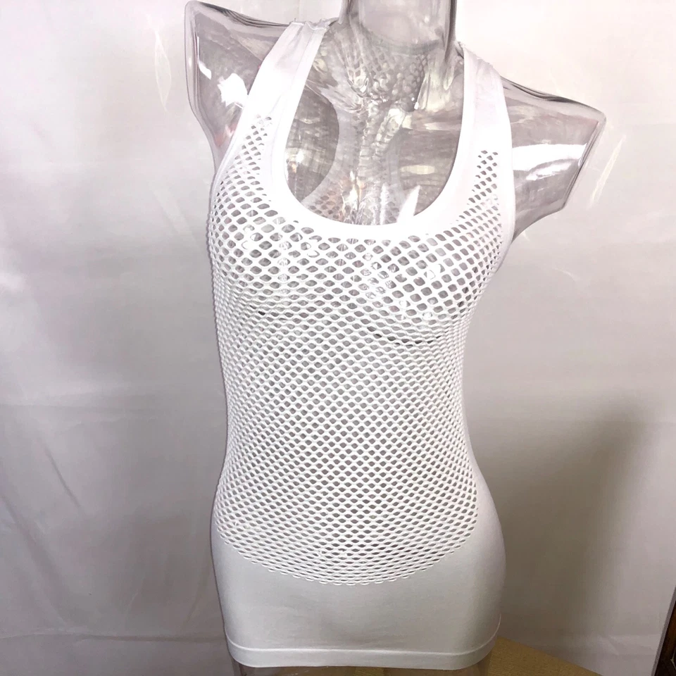 3 NUEVAS camisetas sin mangas entrenamiento elásticas S/M Negro Blanco Azul las 3 para 19,99 VENTA DE PRIMAVERA Foto 2 de 4