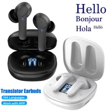Translator Earbuds 144 Languages Real Time Online OffLine Translation Earphones