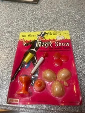 vintage nos magic show #! five tricks mint on card fast free shipping 1980's
