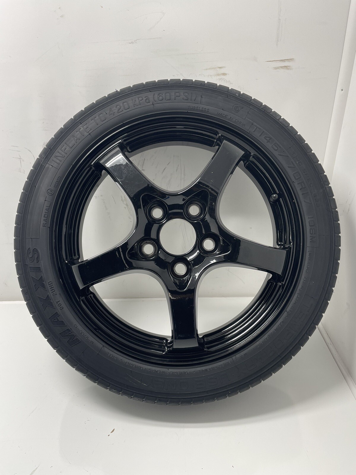 Wheel 17x4-1/2 5 Spoke Aluminum Spare ID: 22995201 Fits 2014 GMC Terrain