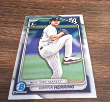 GRIFFIN HERRING 2024 BOWMAN CARD BCP-113 YANKEES (FIRST PROSPECT CHROME)