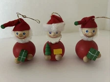Richard Glaesser Seiffen Ornament Lot Erzgebirge Germany 3”