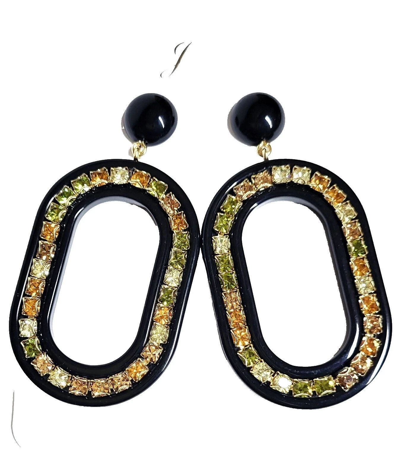 Pendientes de Moda J.CREW Negro
