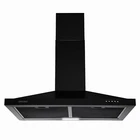 30 inch Kitchen Wall Mount Range Hood Vent 350CFM Mechanical Control Black New