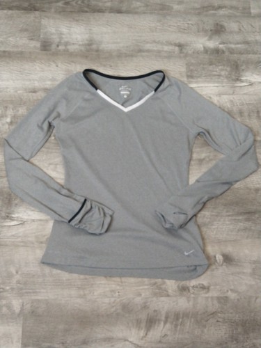 Shirt Sleeve Slim Fit V-Neck Gray 
