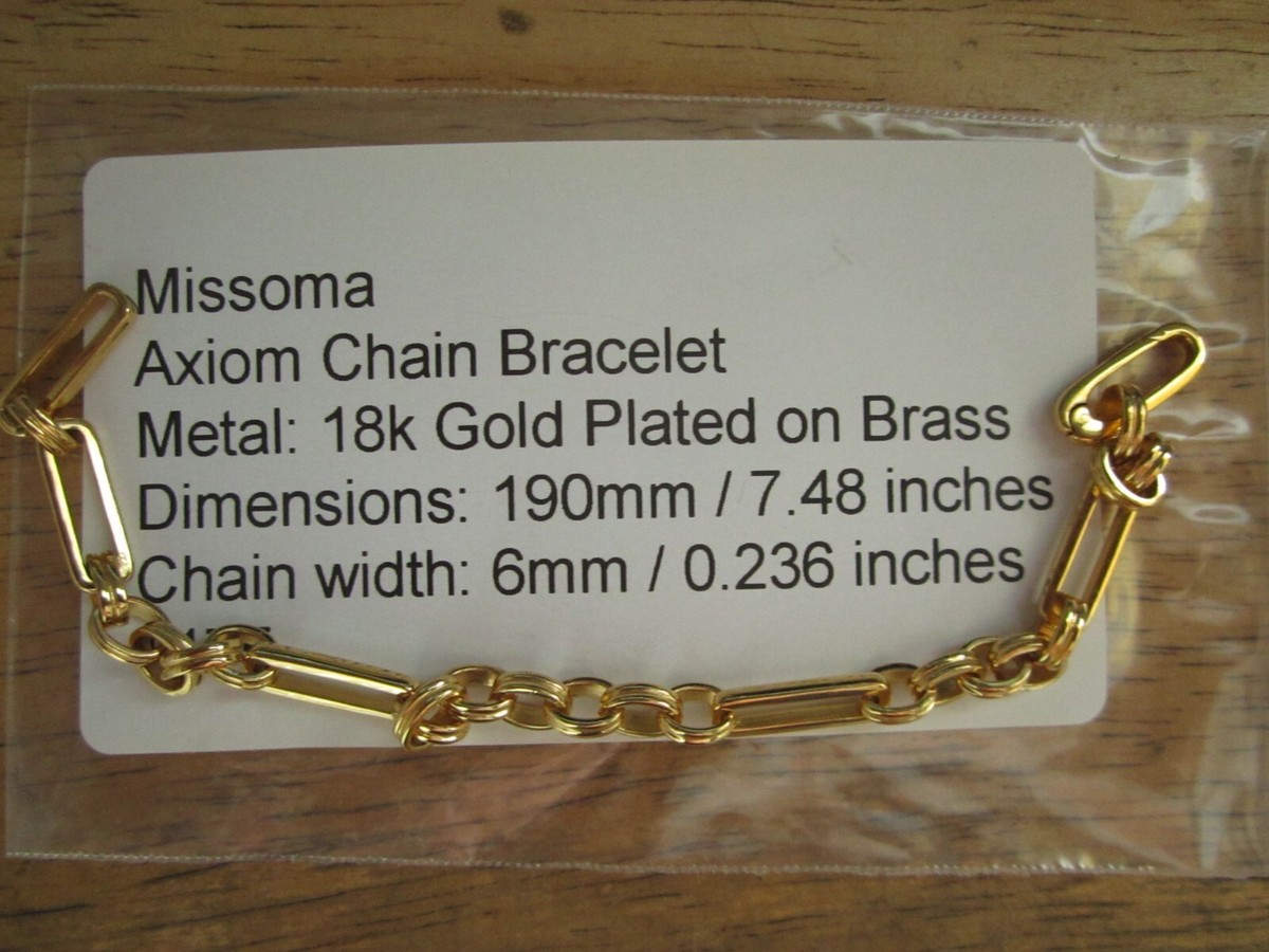 【MISSOMA】AXIOM チェーン ブレスレット MISSOMA AXIOM CHAIN BRACELET. | eBay