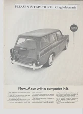 Original 1968 Volkswagen Squareback vintage print ad.  "Now.  A car with a .....