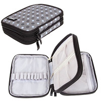 Crochet Hook Case Organizer Zipper Bag Web Pockets For Crochet Needles Knitting Crochet Hook Case Organizer Zipper Bag Web Pockets For Crochet Needles Knitting