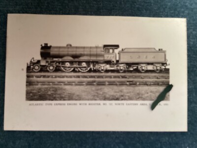 1930,s Print, Atlantic Type Express Engine, No 727, North Eastern Area, L&N.E.R