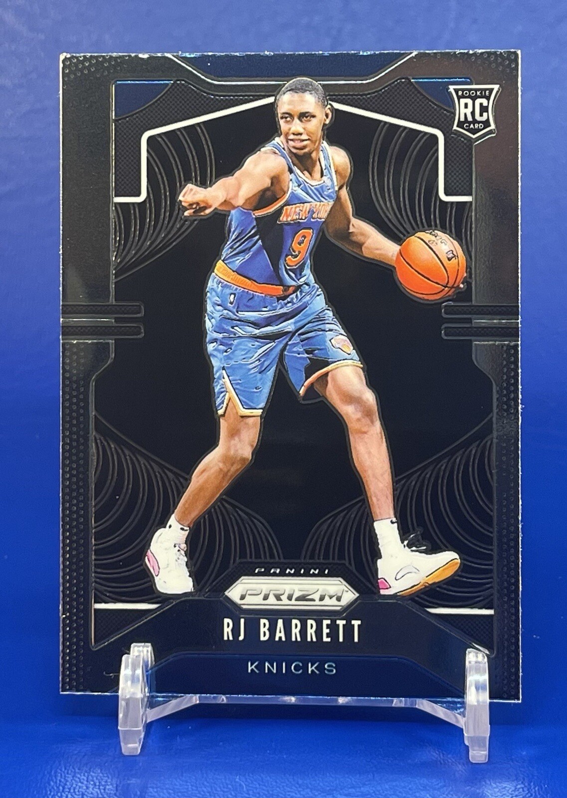 RJ Barrett 2019-20 Panini Prizm Base RC rookie card (G) Knicks #250