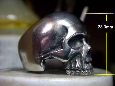 Keith Richards Skull Ring Silver925 Rolling Stones Men's Keith Richards Skull Ring Silver925 Rolling Stones Men's