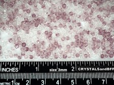 600 Preciosa Czech Glass Fire Polished Beads 3mm Light Purple 2-tone color