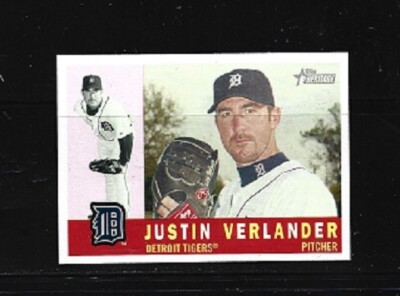 2009 Topps #85 Justin Verlander Baseball Card - Detroit Tigers, NM-MT Condition