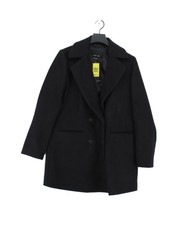 Lost Ink Women's Coat Uk 10 Blue 100% Other Overcoat