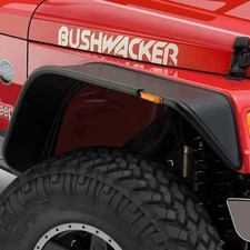 For Jeep Wrangler 97-06 Flat Style Matte Black Front & Rear Fender Flares
