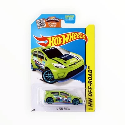 Hot Wheels '12 Ford Fiesta 78/250 - Lime - 2015 Mainline A - Image 1 of 3