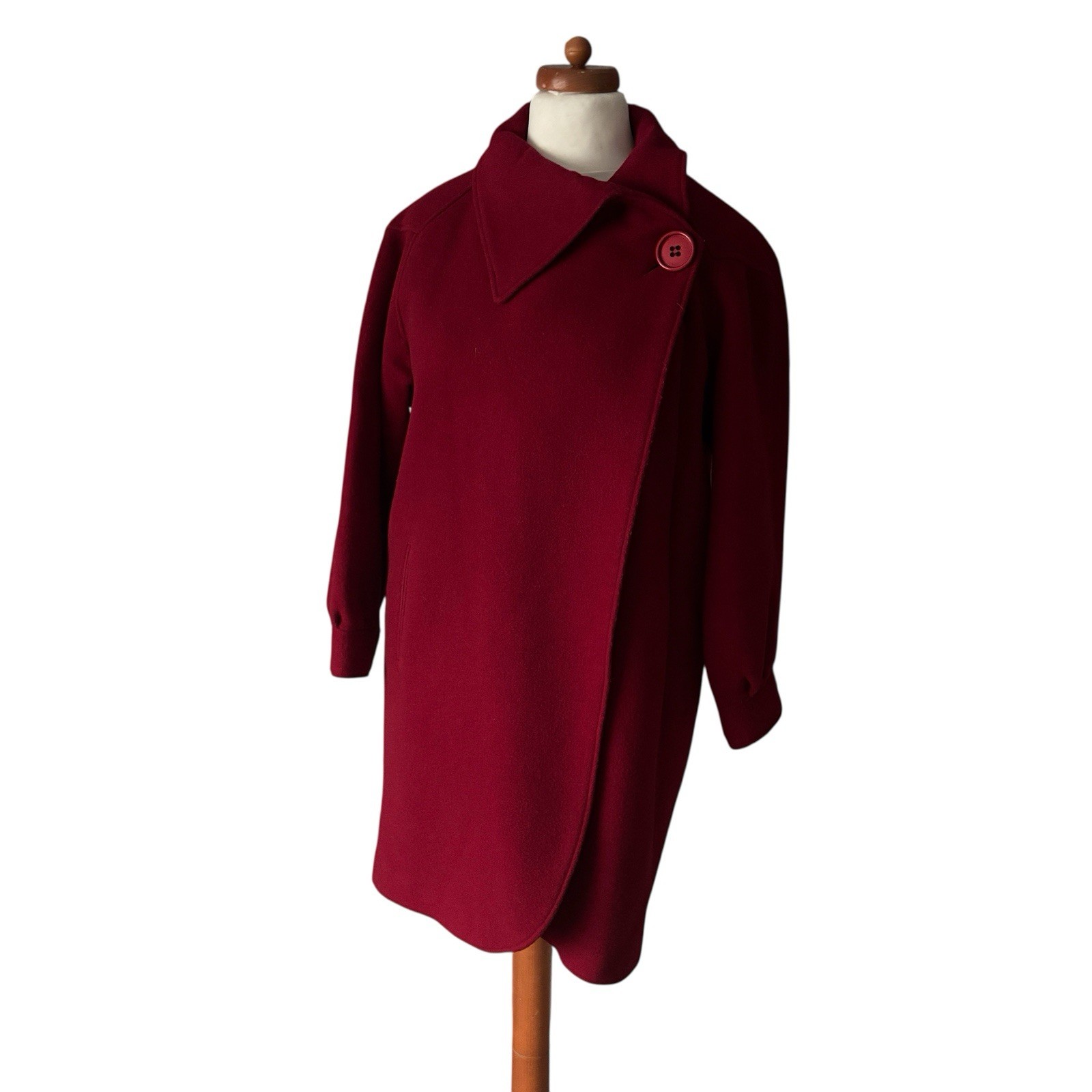 Vintage Womens Coat 80s Retro Winter Boho 14 image 2