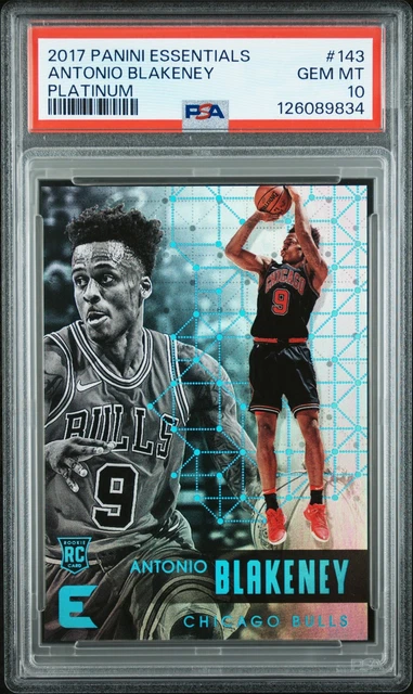 2017 Panini Essentials Platinum #143 Antonio Blakeney PSA 10