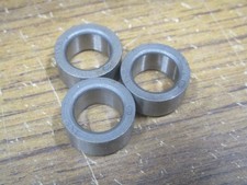 (3) Acme 1/2" ID X 3/4" OD X 3/8" Long Plain Press Fit Headless Drill Bushing