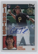 2019 Update Silver Pack 1984 Topps Baseball Chrome 26/149 Cole Tucker Auto rx2